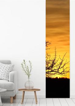 Flächenvorhang Baumruhe , Schiebevorhang, Schiebegardine, modern, 60 cm breit, 2,65 m hoch, 3 m hoch